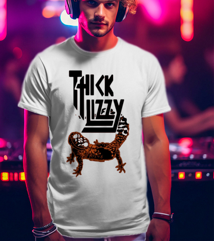 Thick Lizzy Folk Freegan Drunk Lizard T-Shirt