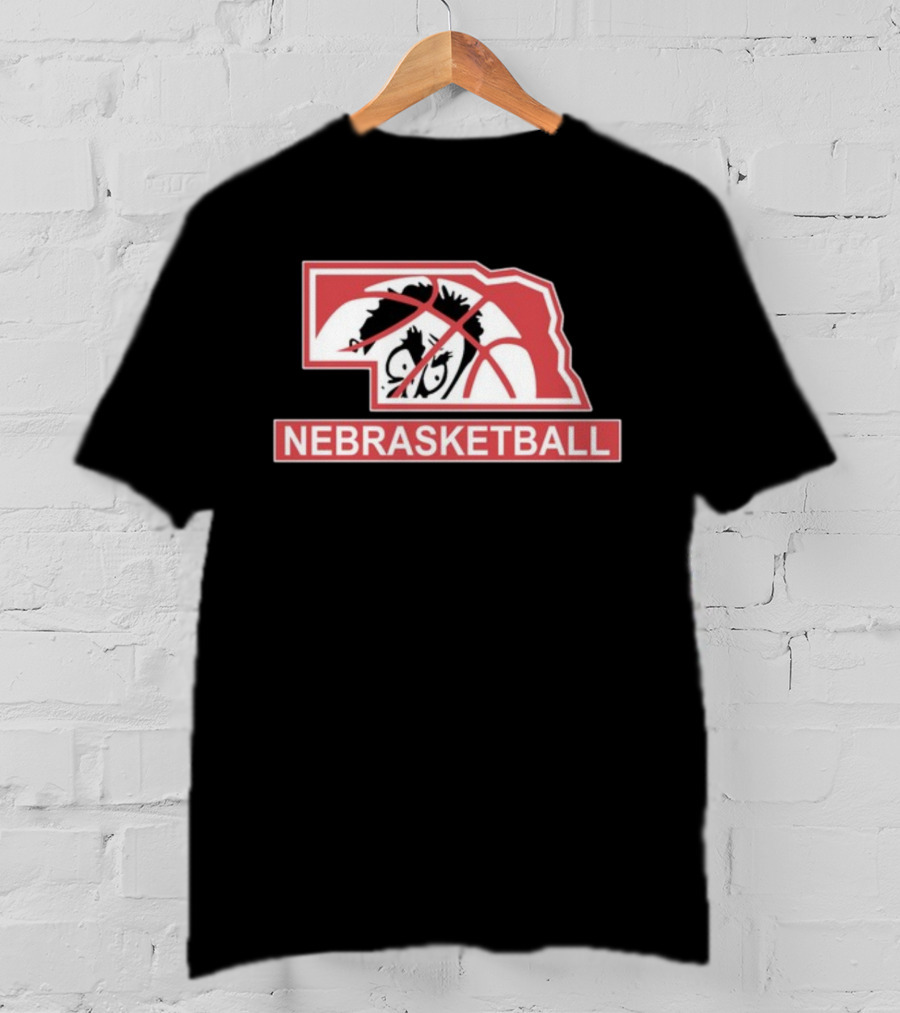 Nebraska Basketball Nebrasketball Lincoln State Mascot T-Shirt
