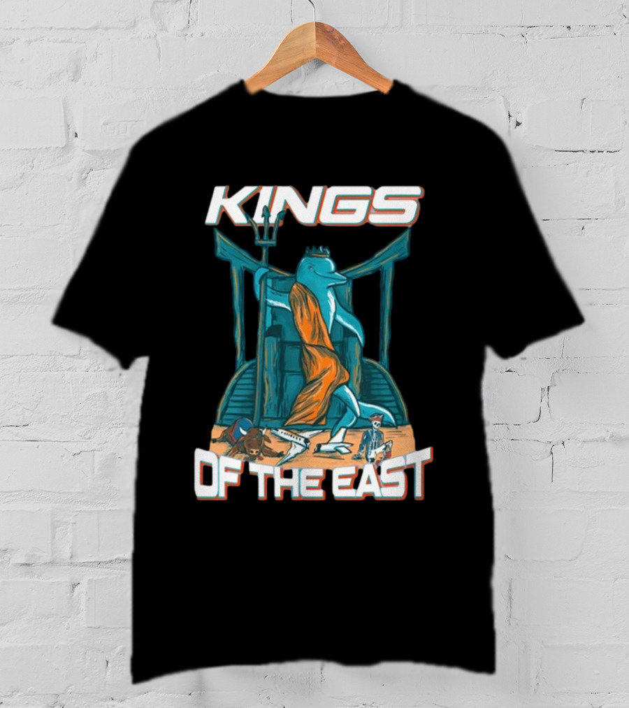 Nickysmokess Miami Dolphins Kings Of The East T-Shirt