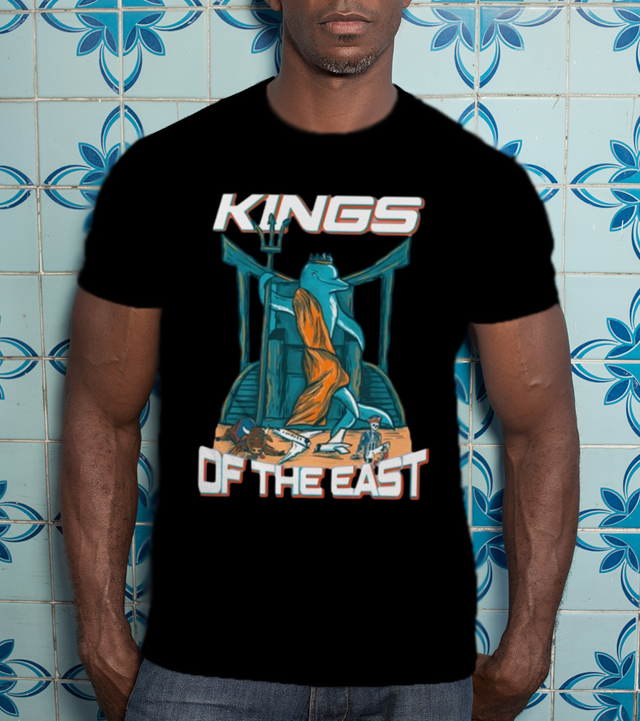 Nickysmokess Miami Dolphins Kings Of The East T-Shirt