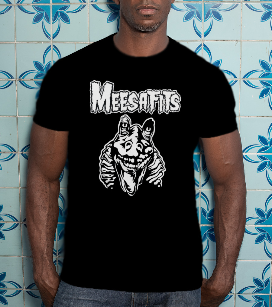Punkwithacamera Meesafits Misfits Parody Jar Jar Binks T-Shirt