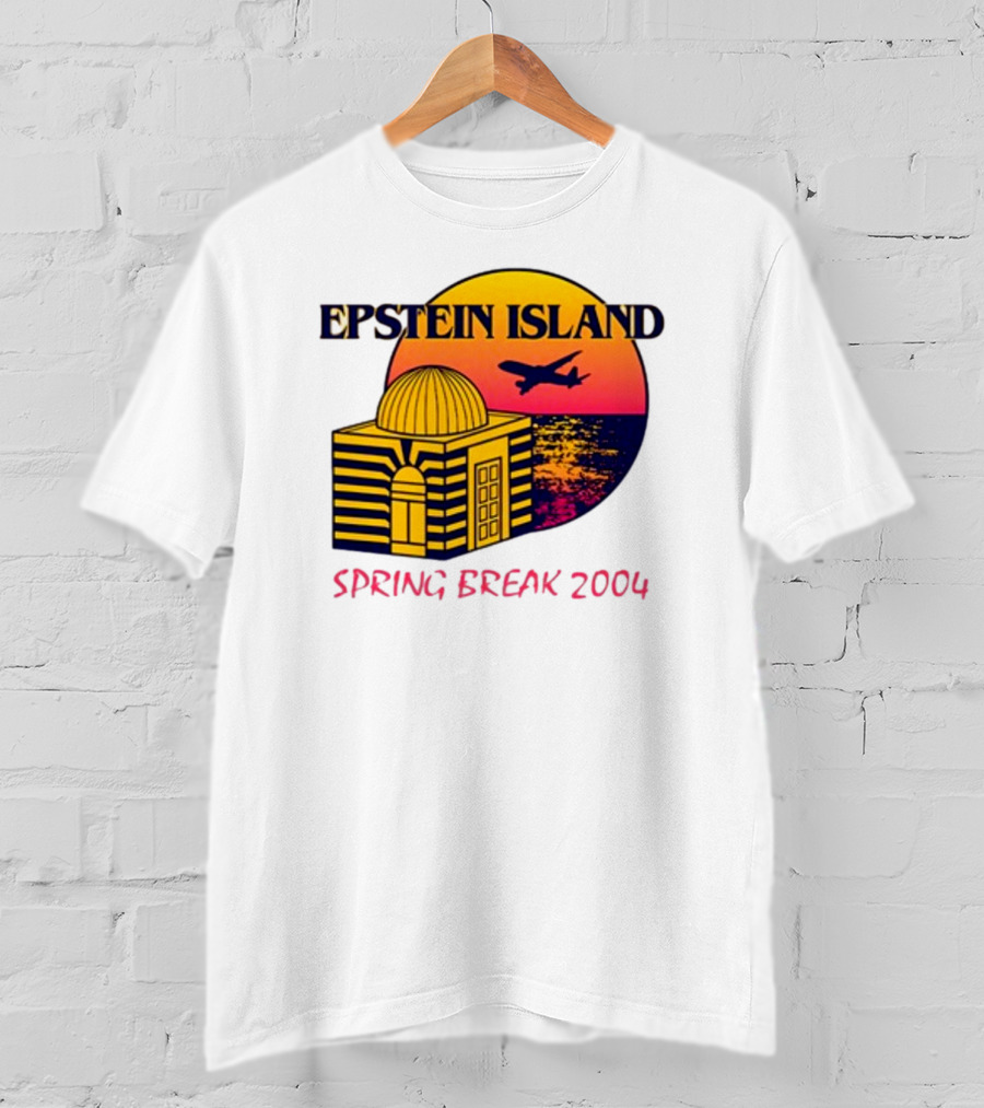 Shitheadsteve Epstein Island Airplane Dome Sunset Spring Break 2004 T-Shirt