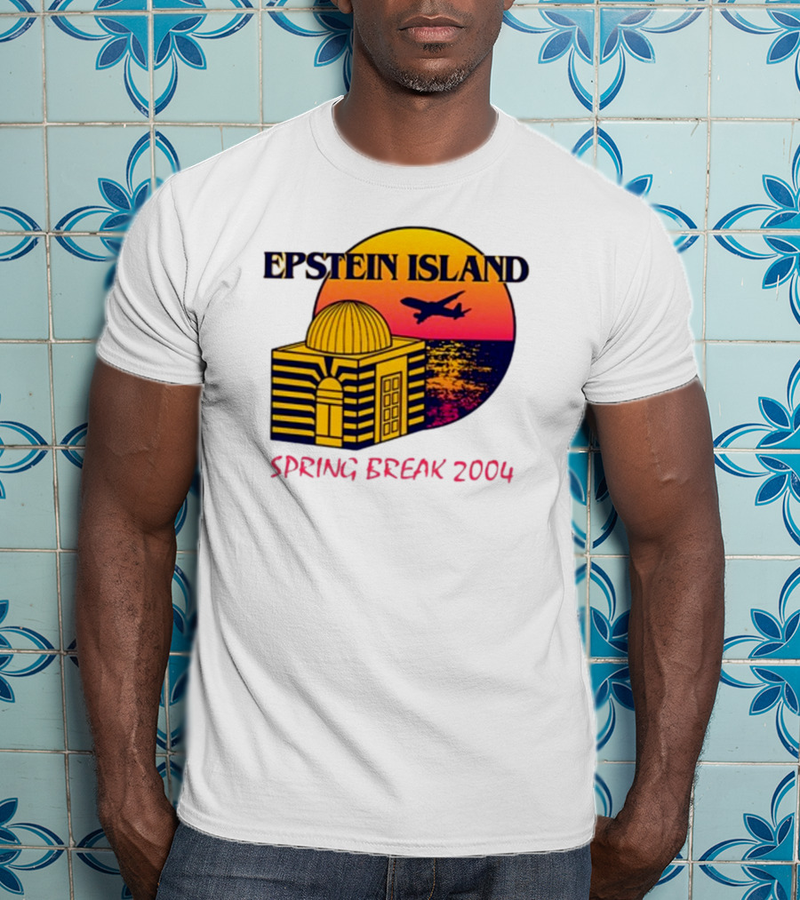 Shitheadsteve Epstein Island Airplane Dome Sunset Spring Break 2004 T-Shirt