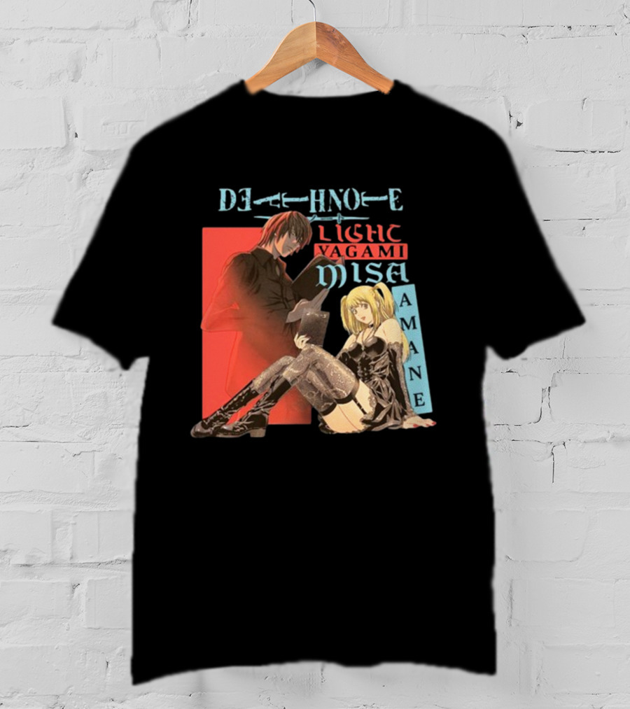 Death Note Light Yagami Misa Amane T-Shirt