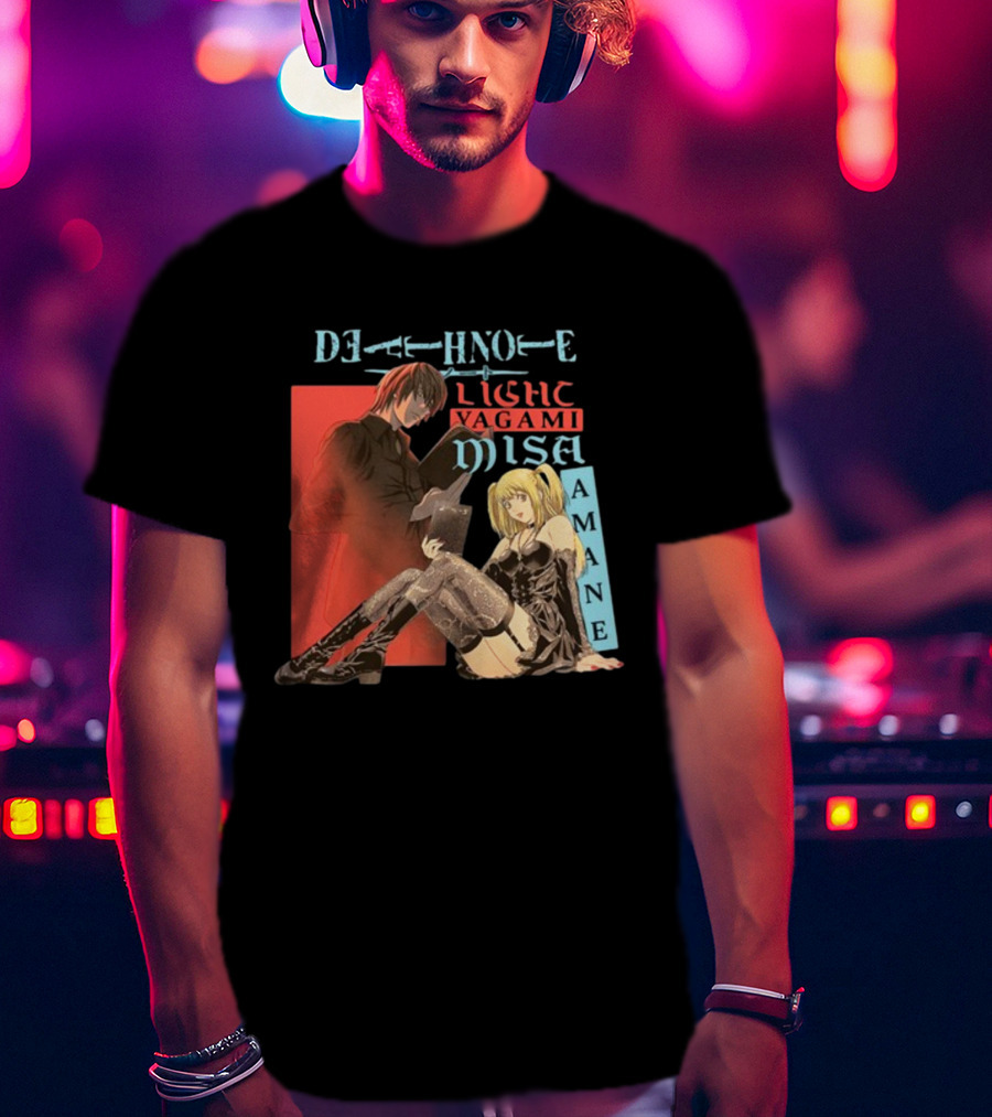 Death Note Light Yagami Misa Amane T-Shirt