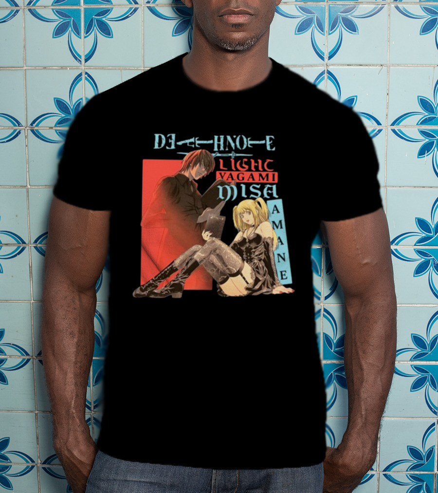 Death Note Light Yagami Misa Amane T-Shirt