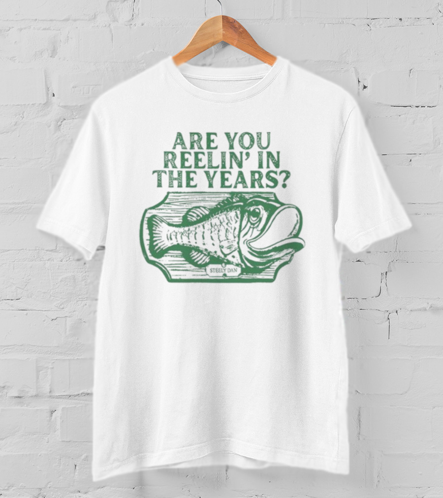 Stereospectralprints Steely Dan Are You Reelin' In The Years Fish T-Shirt