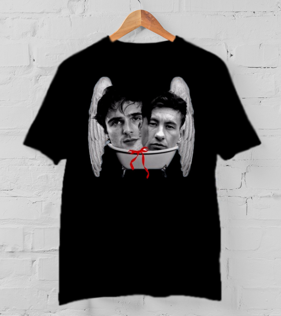 Bff Bath Time Angel Wings Faces Bathtub T-Shirt