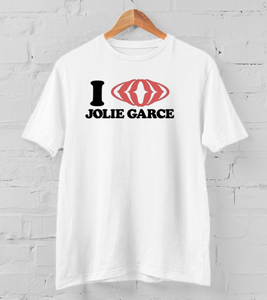 I Love Jolie Garce Red Lips T-Shirt