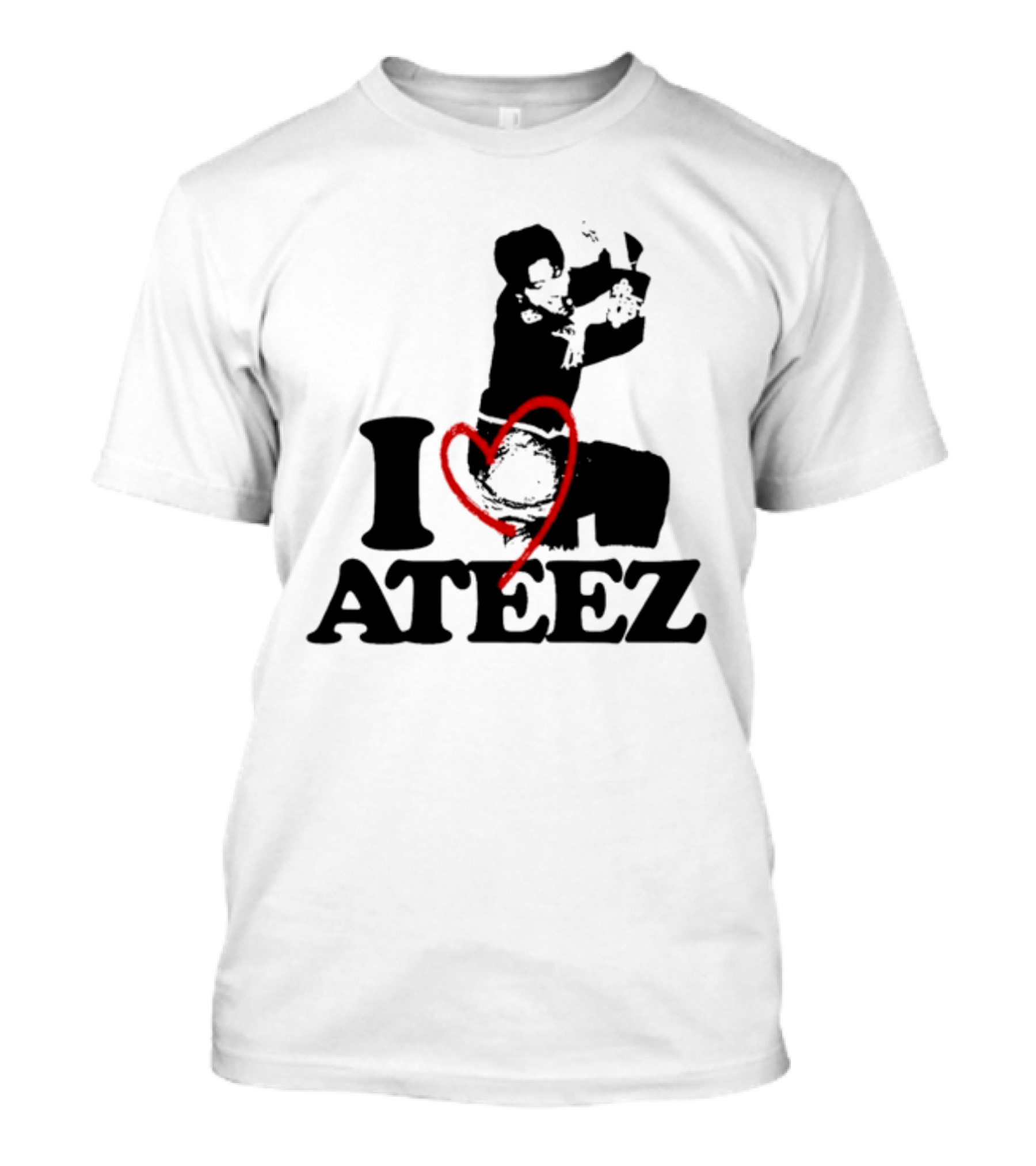 Wooyoung Love Ateez I Heart T-Shirt