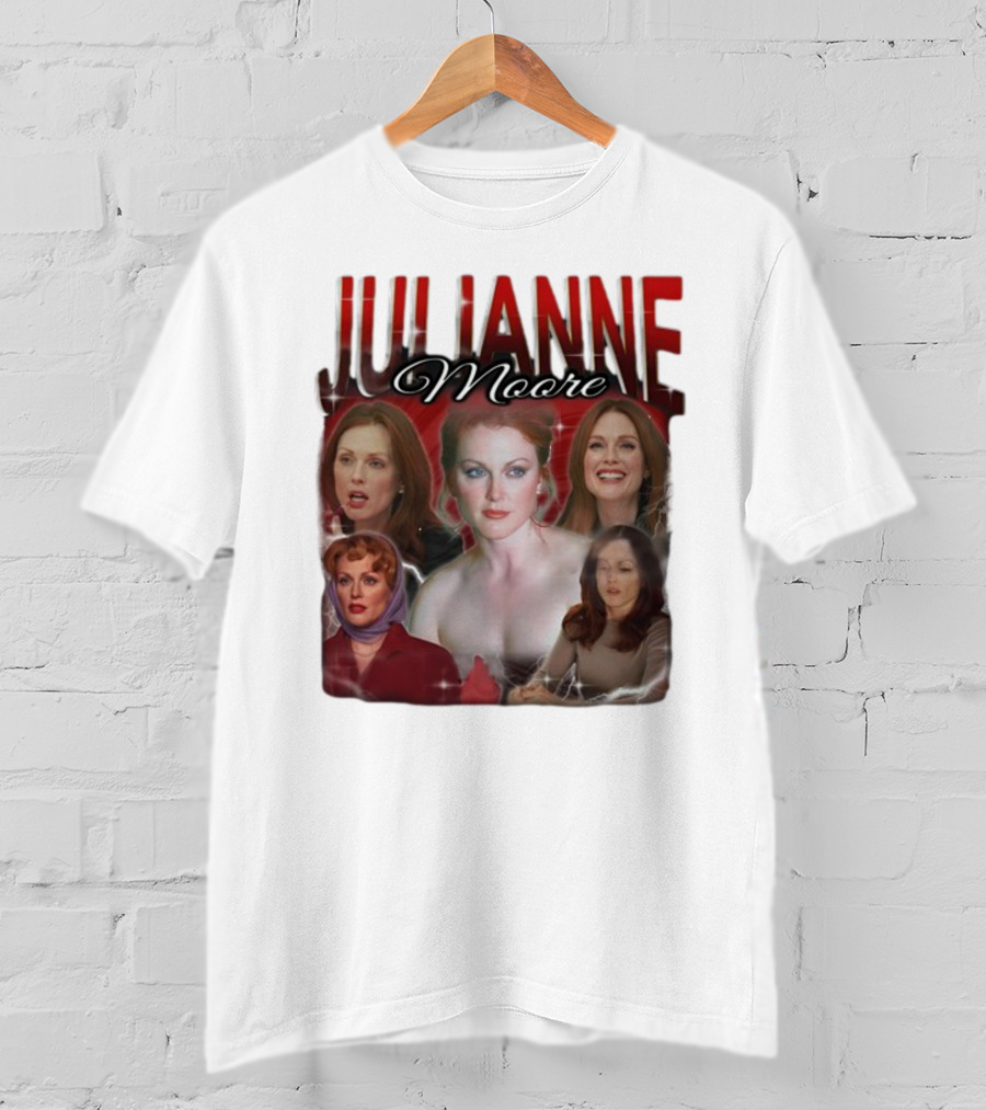 Cravemedia Julianne Moore Multi-Image Collage T-Shirt