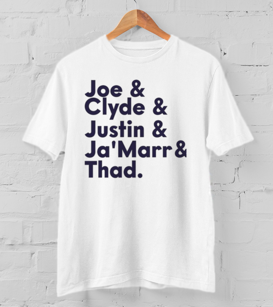 Joe Clyde Justin Ja'Marr Thad Football Legends Bengals NFL T-Shirt