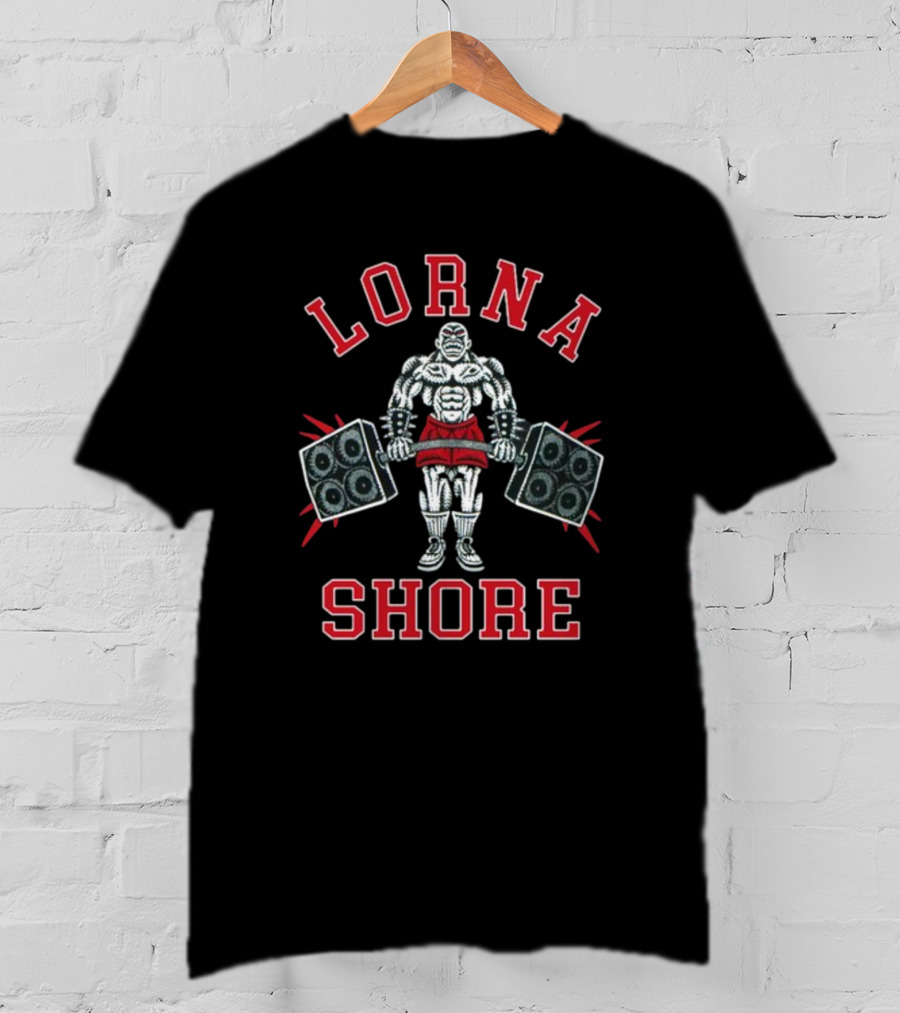 Lorna Shore Bodybuilder Speaker Weights Fitness Strength T-Shirt