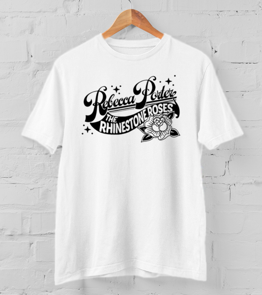 Rebecca Porter And The Rhinestone Roses Vintage Floral T-Shirt