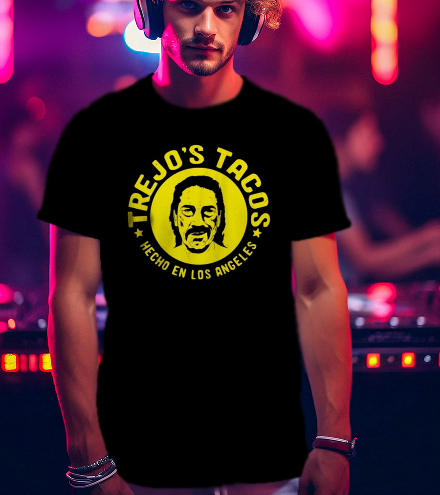 Trejo's Tacos Hecho En Los Angeles Yellow T-Shirt