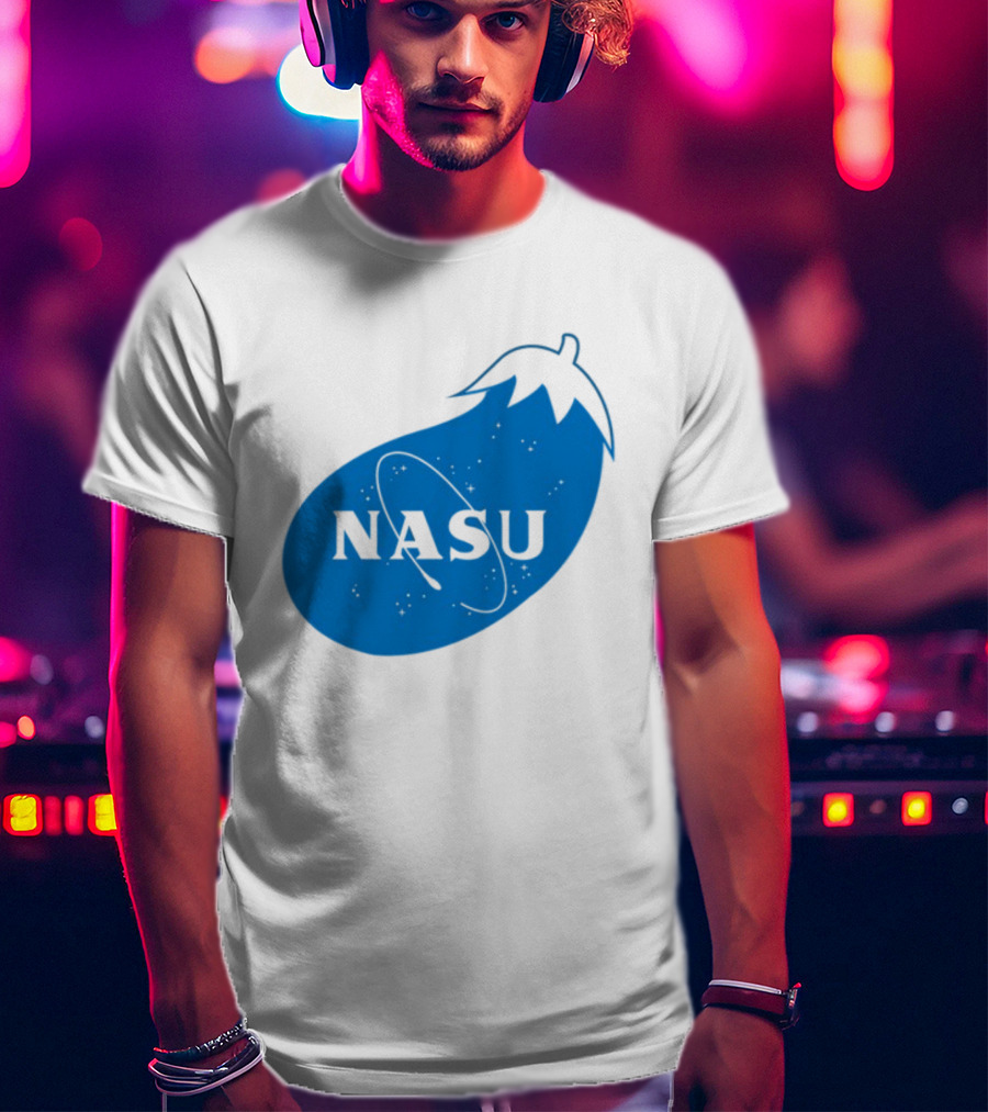 NASA Eggplant Nasu Space T-Shirt