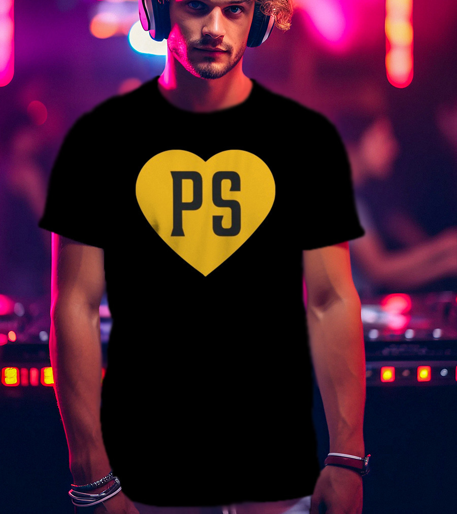 Peter Seidler PS Yellow Heart T-Shirt