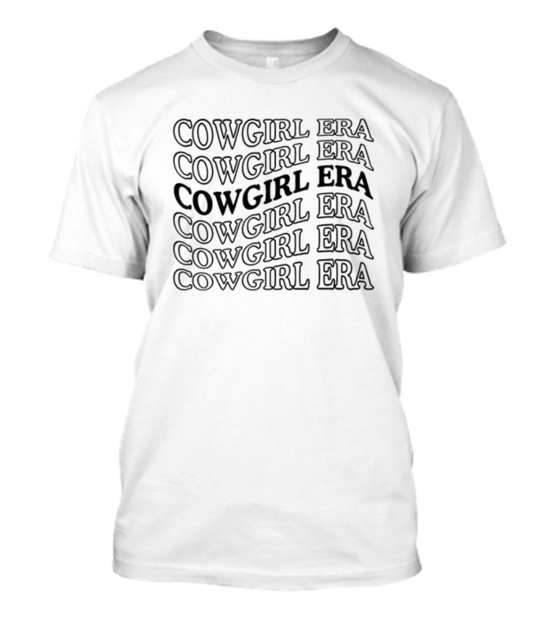 Osu Cowgirl Era Repeating Text T-Shirt