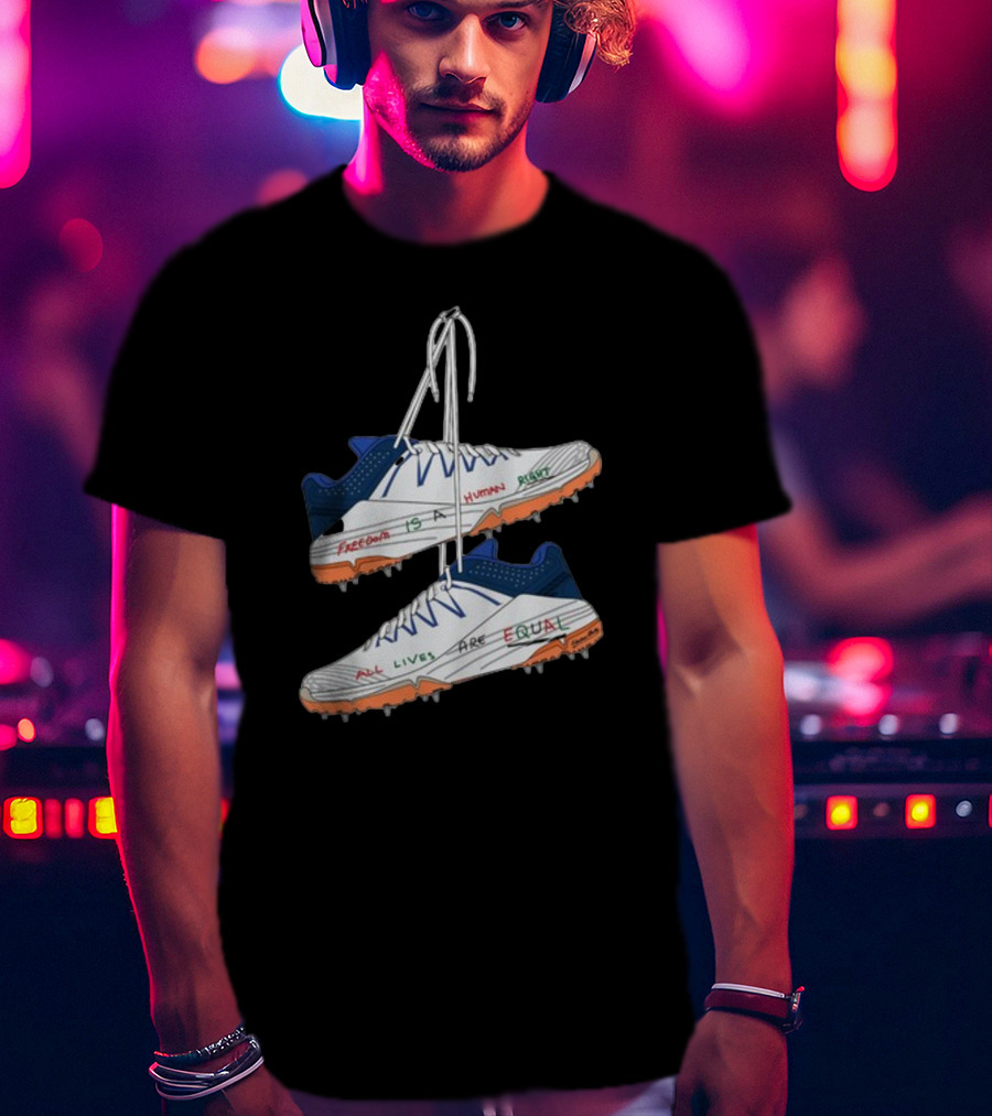 Freedom Is A Human Right All Lives Are Equal Cleats T-Shirt