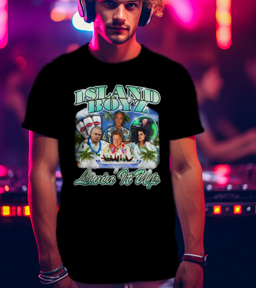 Island Boyz Livin It Up With Tropical Vibes And Friends T-Shirt