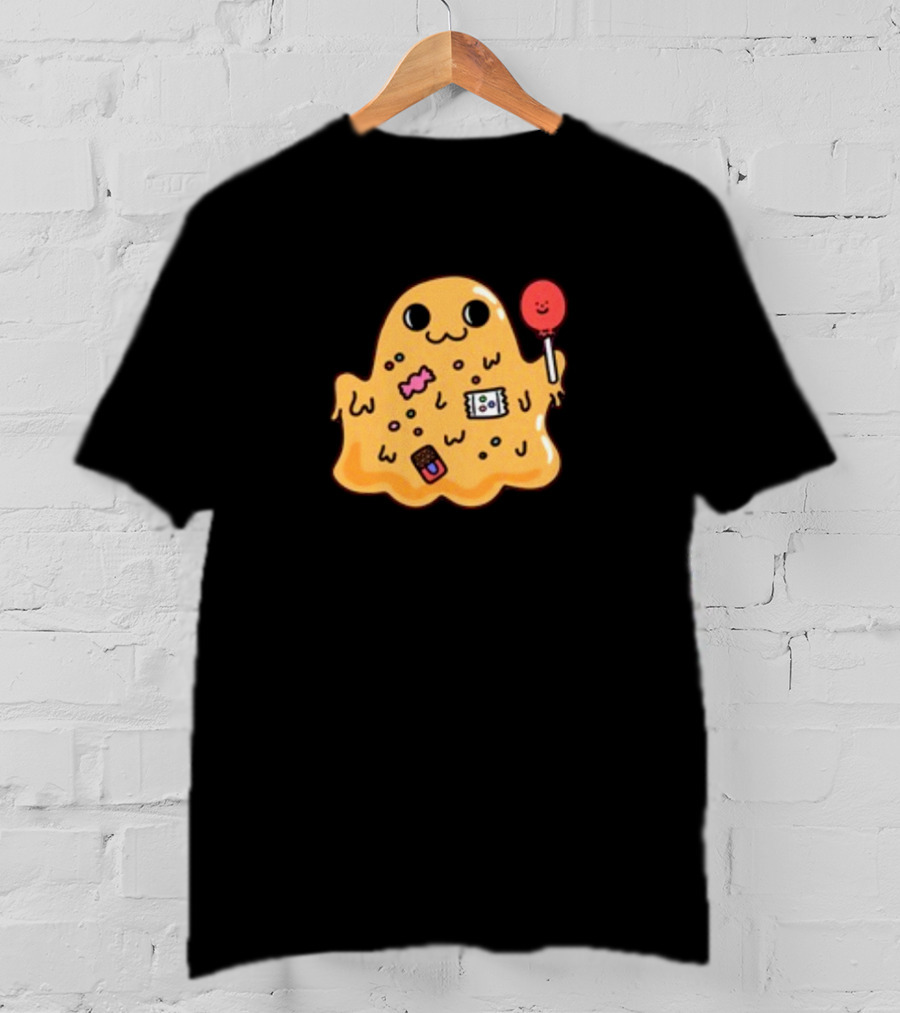 SCP 999 Tickle Monster Holding A Smiling Lollipop With Candy Elements T-Shirt