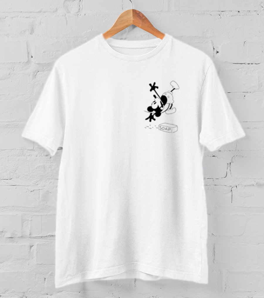 Mickey Mouse Classic Silhouette With Soap T-Shirt