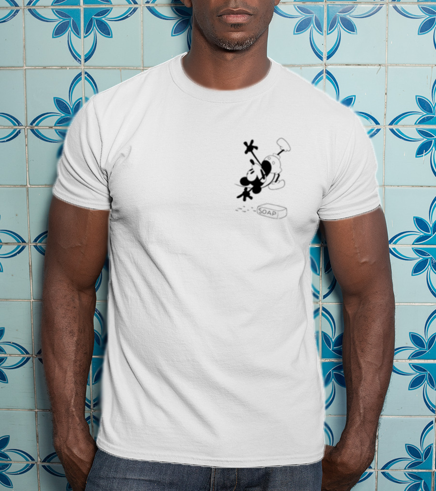 Mickey Mouse Classic Silhouette With Soap T-Shirt