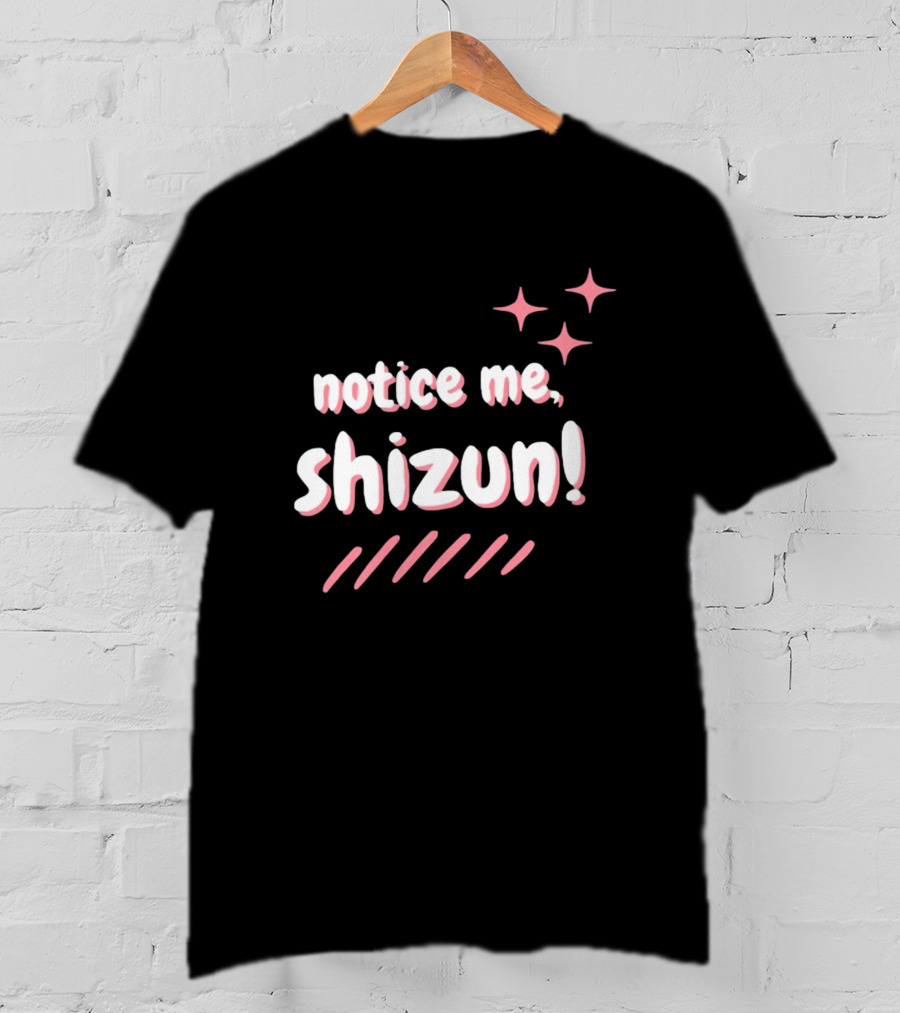 Notice Me Shizun Stars Pink Stripes T-Shirt