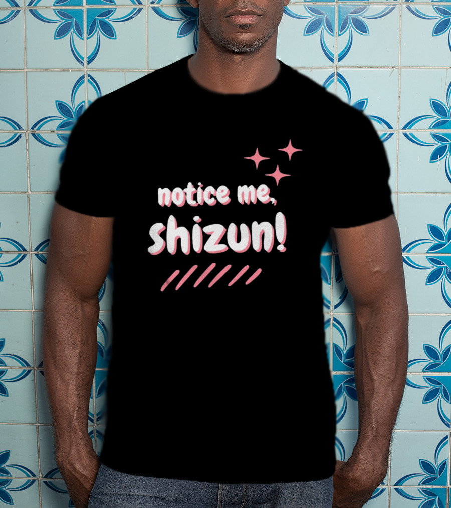 Notice Me Shizun Stars Pink Stripes T-Shirt