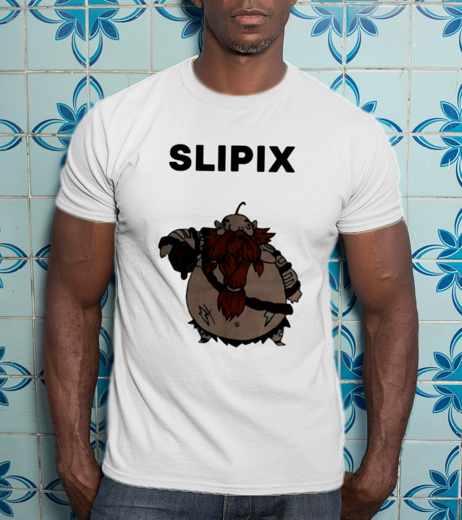 Slipix Tds Character Bold Bearded Figure T-Shirt