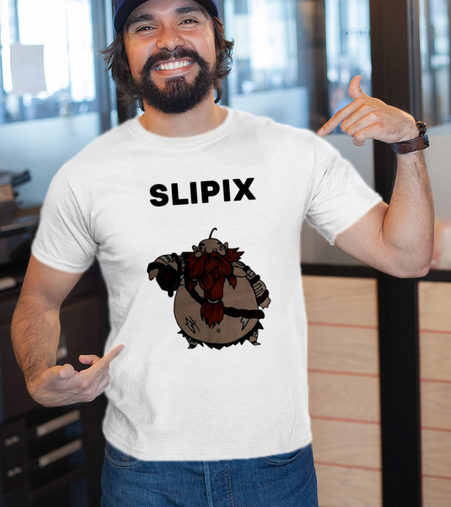 Slipix Tds Character Bold Bearded Figure T-Shirt