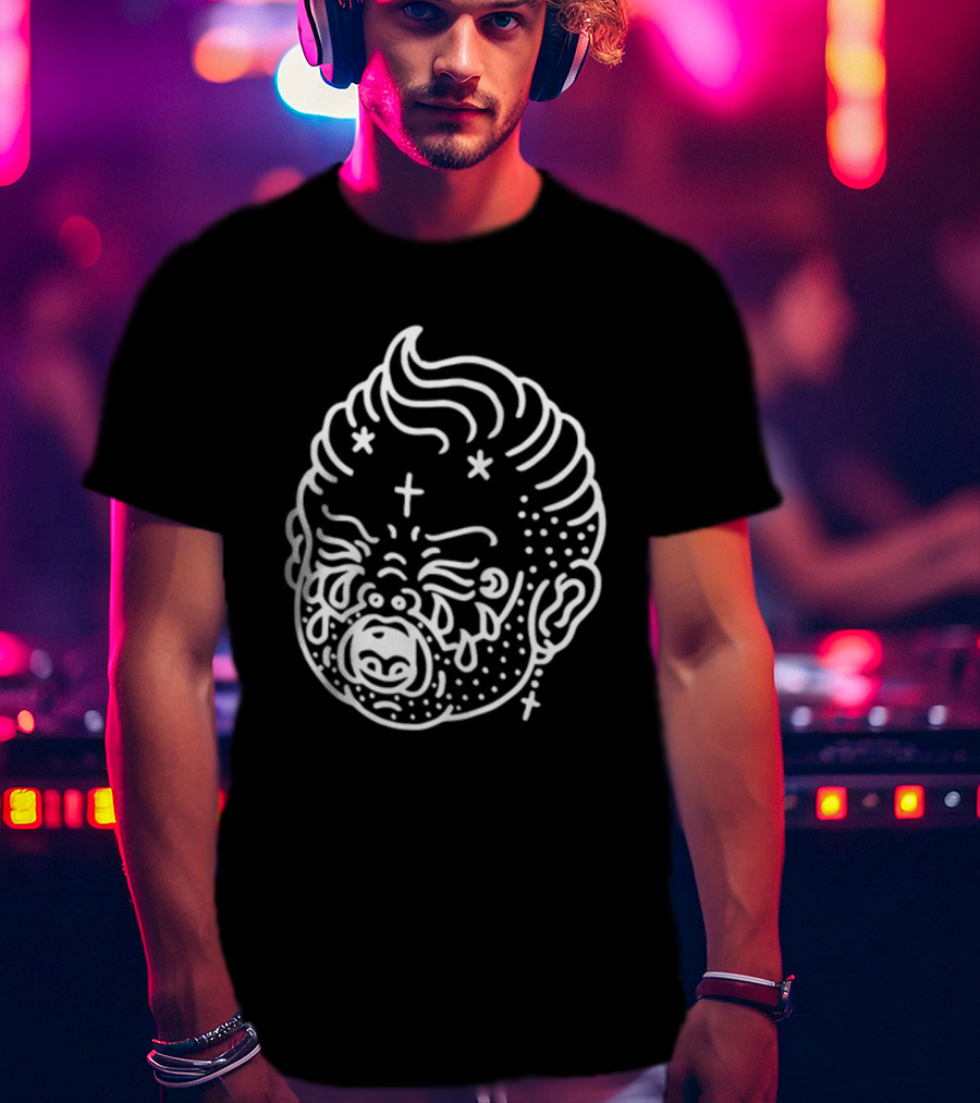 Wade Macneil Crybaby Monochrome T-Shirt