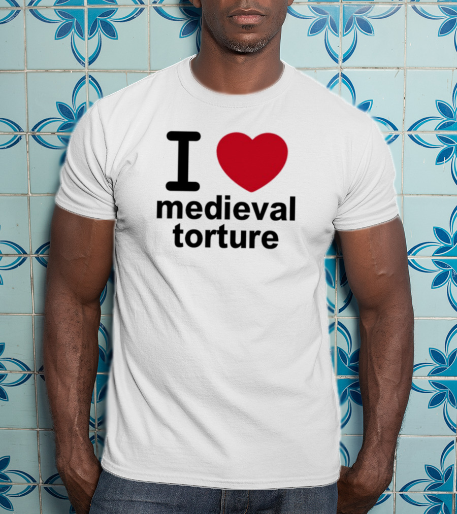 Wii Goth I Love Medieval Torture T-Shirt