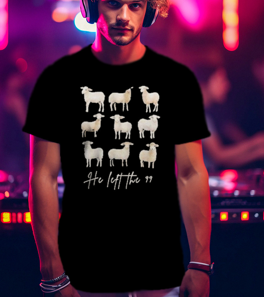 He Left The 99 Women’s Lost Sheep Printed T-Shirt
