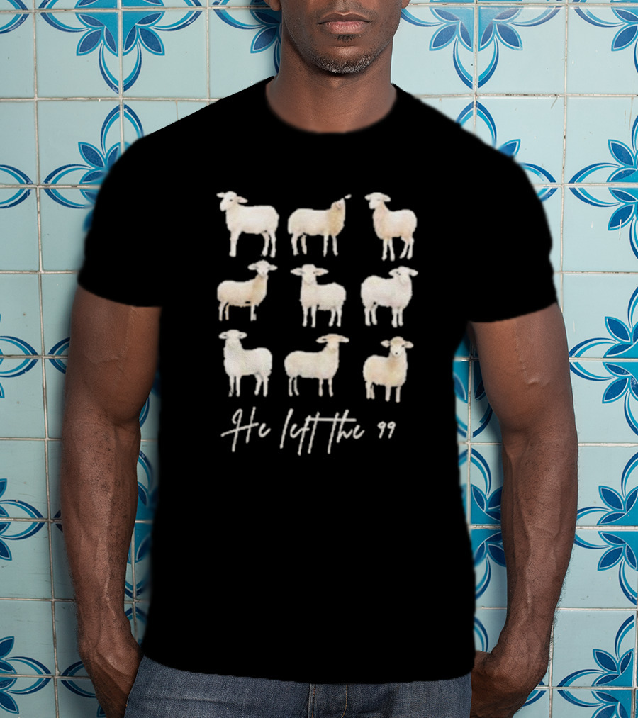 He Left The 99 Women’s Lost Sheep Printed T-Shirt