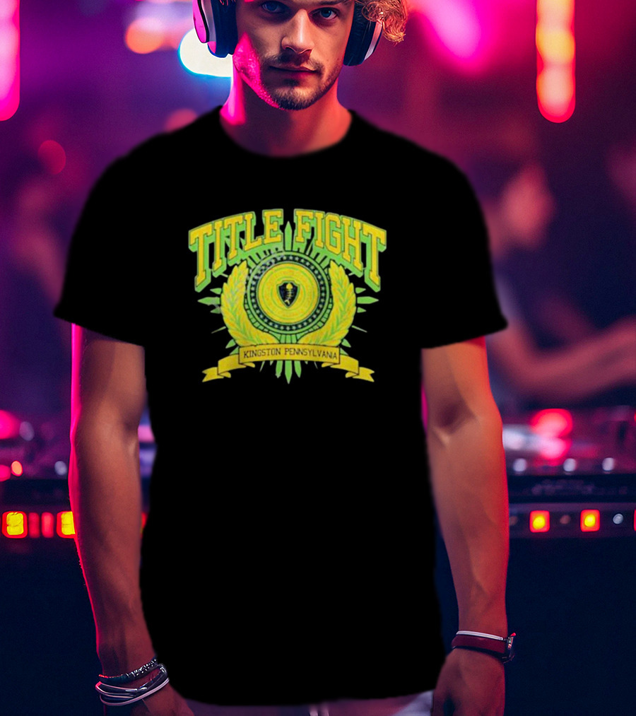Title Fight Kingston Pennsylvania Crest T-Shirt
