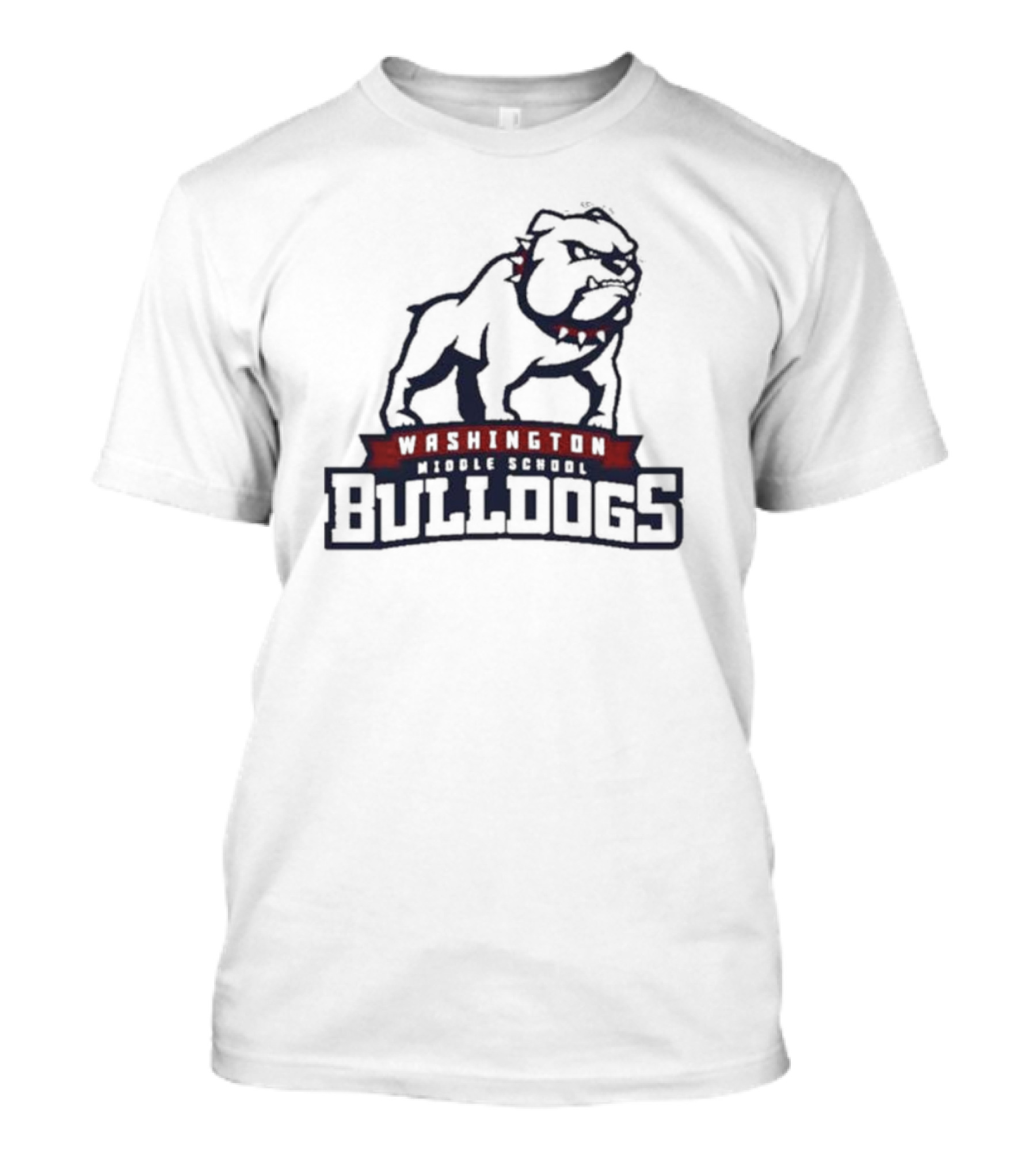 Washington Middle School Bulldogs Mascot T-Shirt