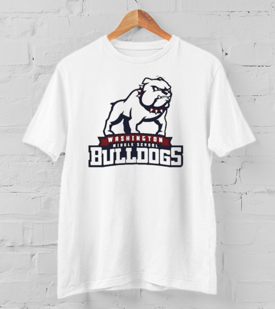 Washington Middle School Bulldogs Mascot T-Shirt