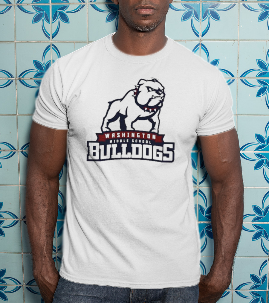 Washington Middle School Bulldogs Mascot T-Shirt