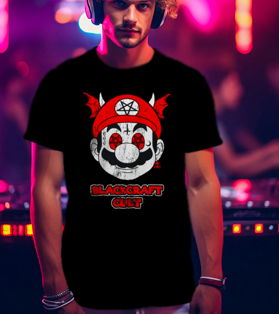 Blackcraft Cult It's A Me Satan Mario T-Shirt