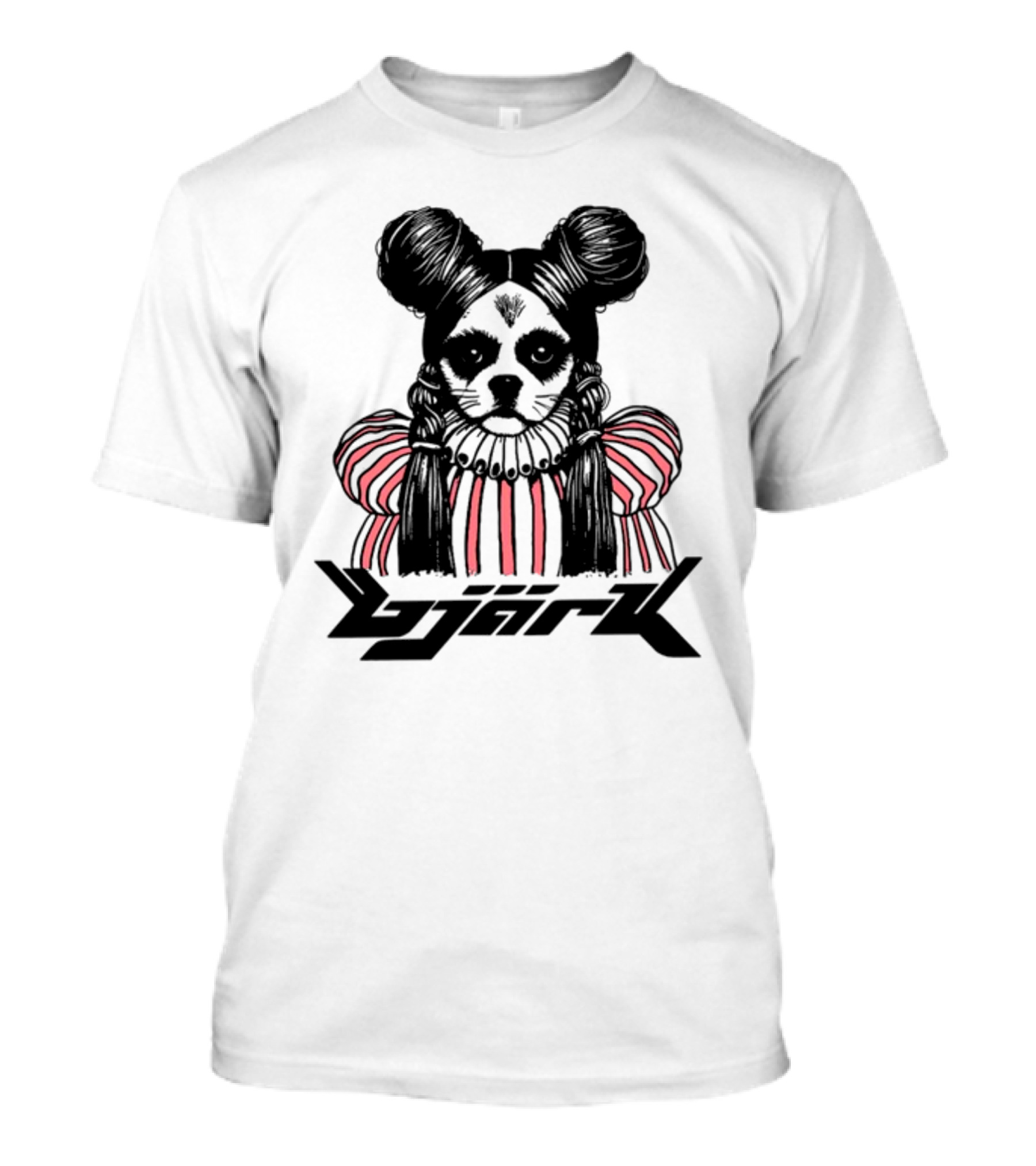 Bjark Sthtgohard Monochrome Dog T-Shirt