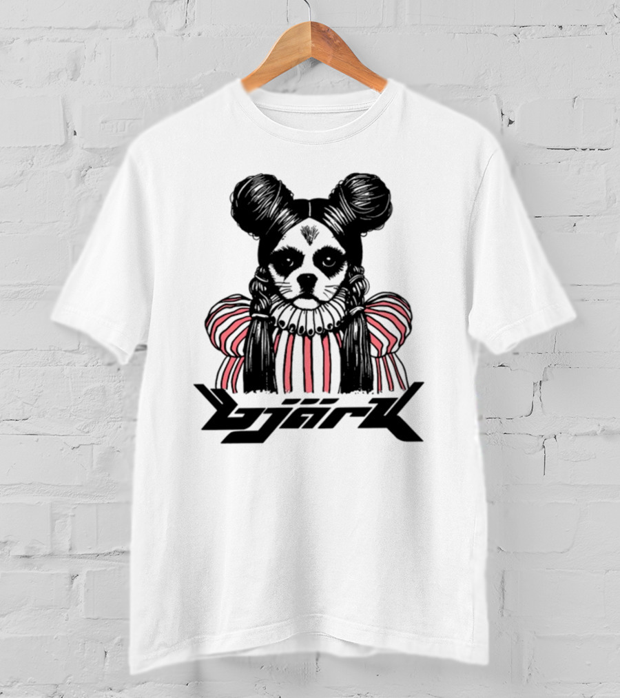 Bjark Sthtgohard Monochrome Dog T-Shirt