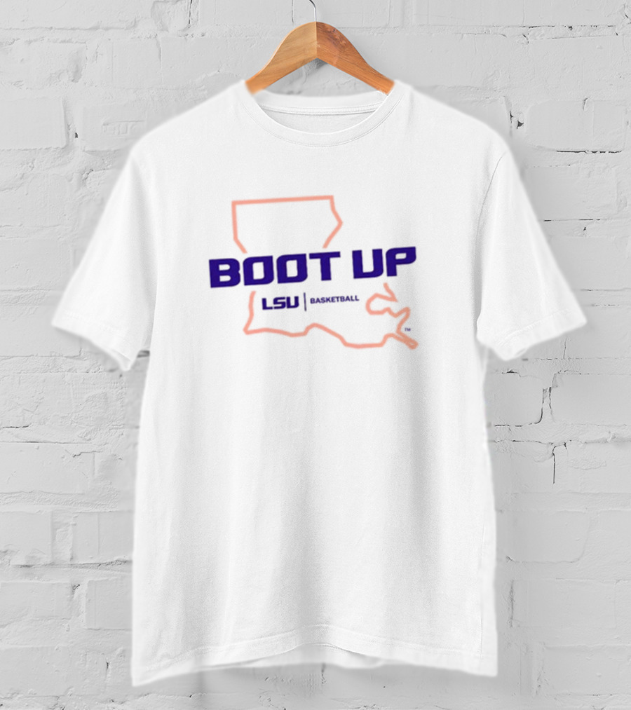 Boot Up LSU Basketball Alumni Hall Bayou T-Shirt