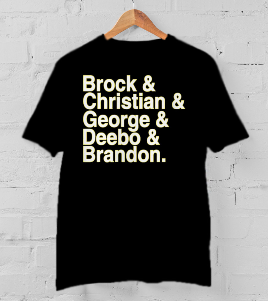 Brock And Christian And George And Deebo And Brandon T-Shirt