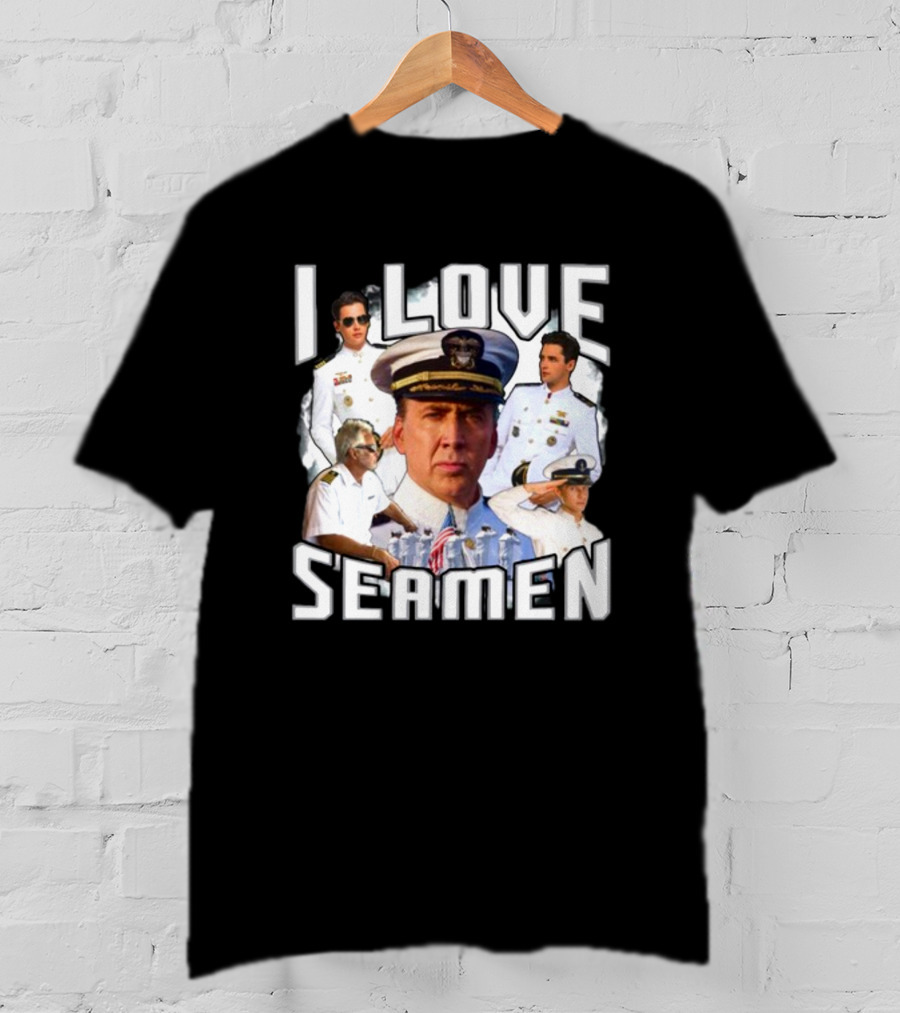 Funnyahhtees I Love Seaman Navy Officers T-Shirt