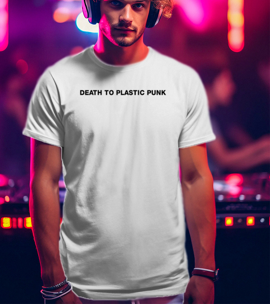 Olli Appleyard Death To Plastic Punk T-Shirt