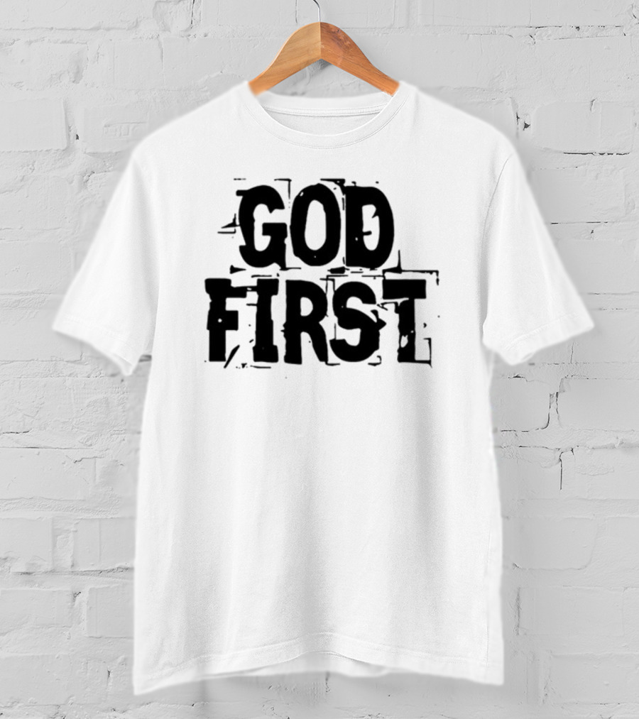 Reformedbychrist God First Faithful Priority T-Shirt