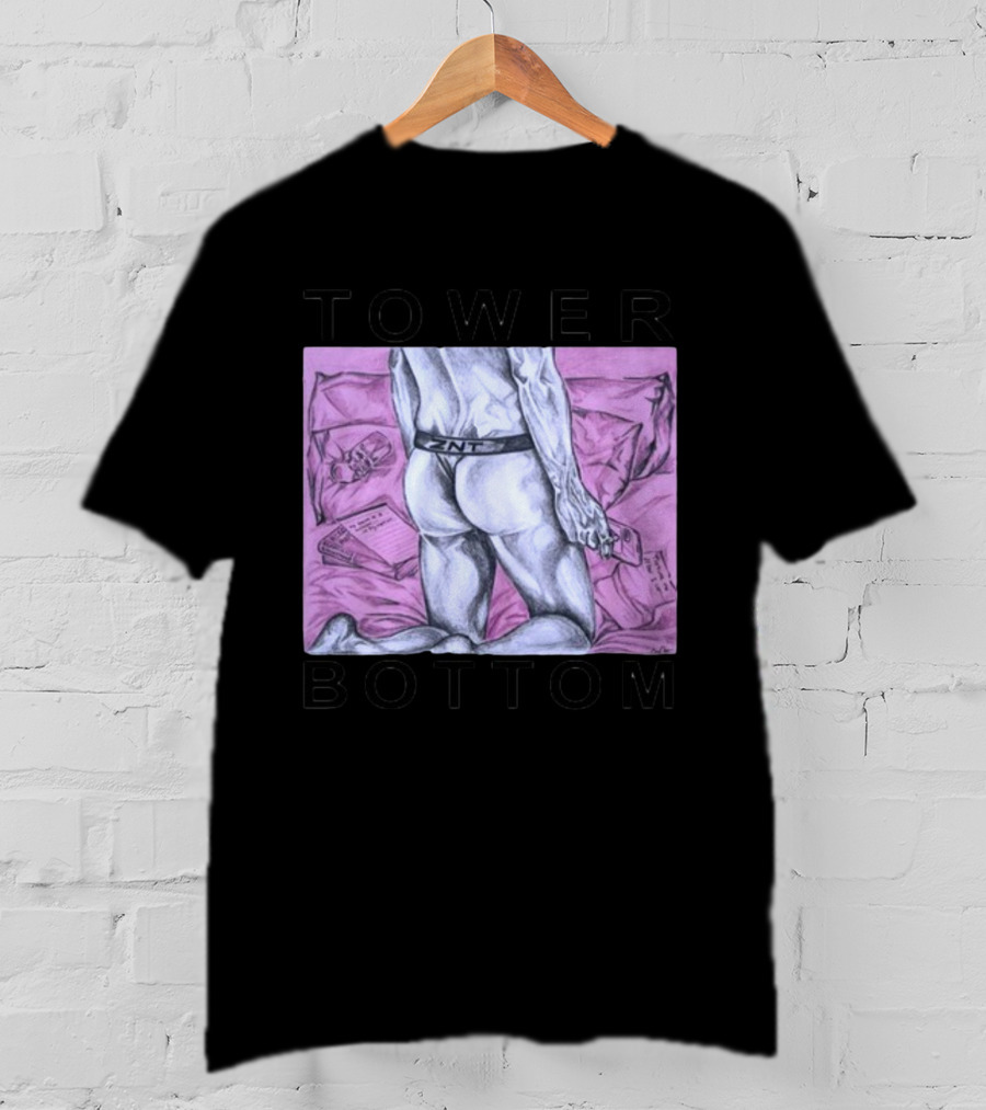 TOWER BOTTOM ZNT Drawing With Pink Background T-Shirt