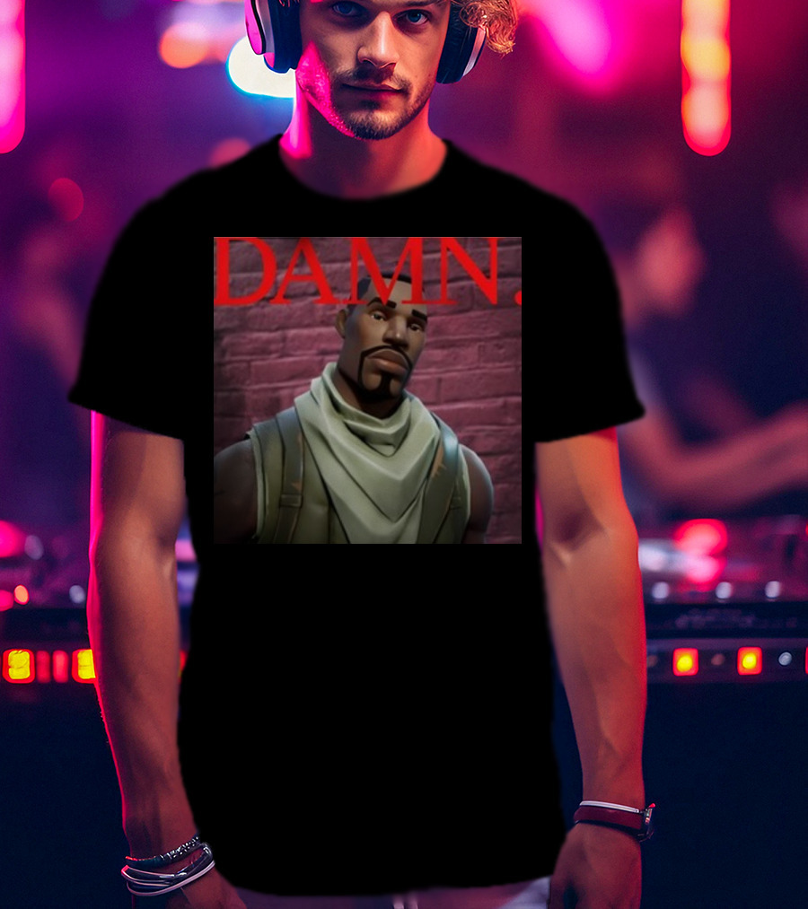 Rroguethreads Kendrick Lamar Spitfire Damn Brick Wall Character T-Shirt