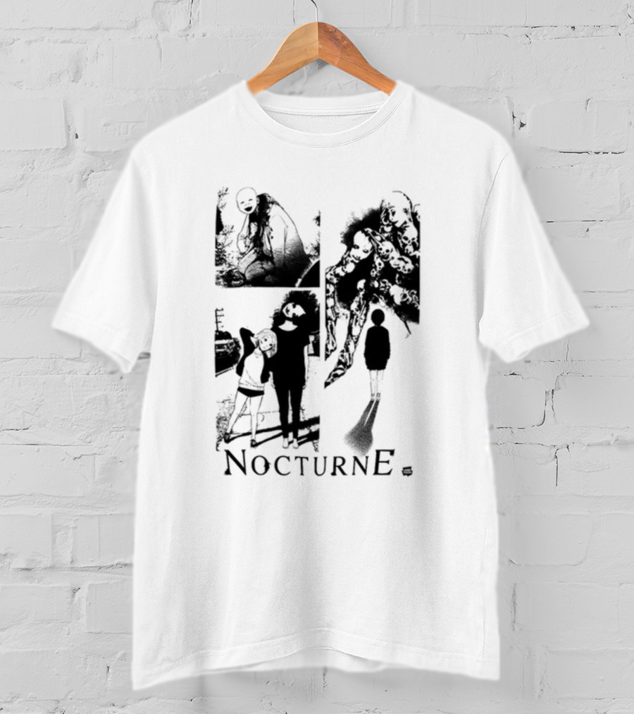 Fyyaa123 Nocturne Panels Manga Gothic Fantasy Shadows T-Shirt